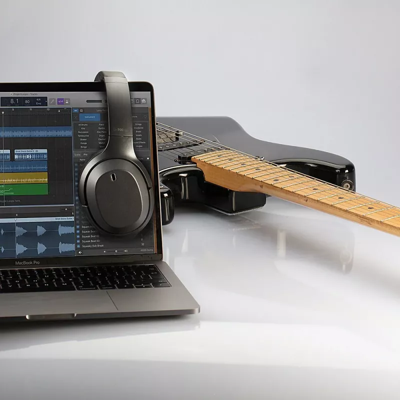 Lindy LH700XW ausinės su laidiniu ir belaidžiu ryšiu, ant galvos, muzikai, Micro-USB, Bluetooth, juodos