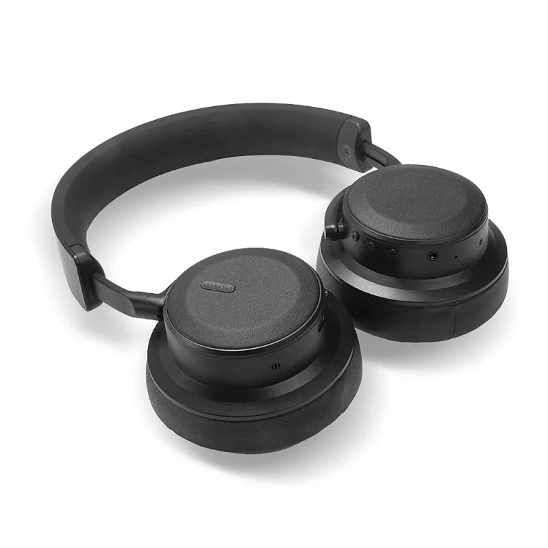 Lindy LH900XW ausinės su mikrofonu, laidinės ir belaidės, ant galvos, skambučiams / muzikai, USB-C, Bluetooth, juodos