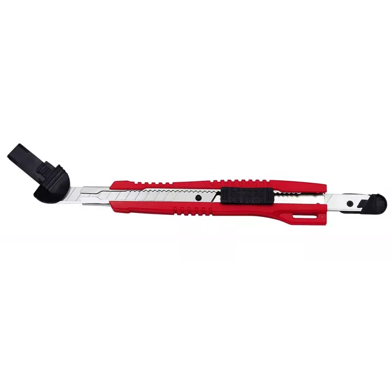 Universalus peilis WEDO 78 3009 juodas raudonas atlenkiamais segmentais