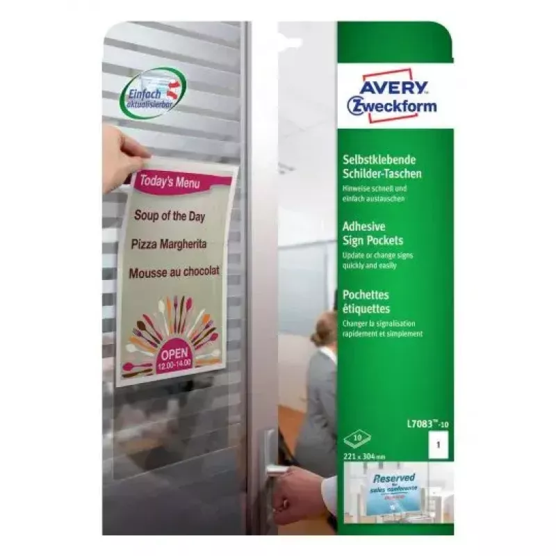 Lipnus etiketės stačiakampis AVERY L7083-10