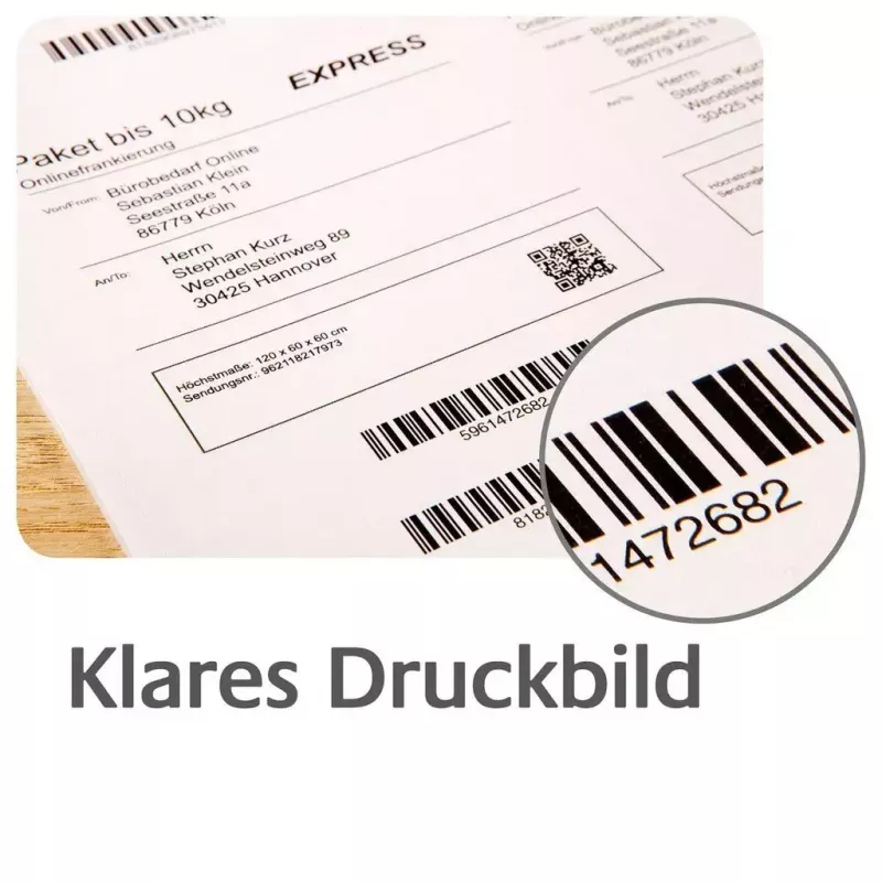 Lipnus spausdintuvo etiketė Avery TD8050-25