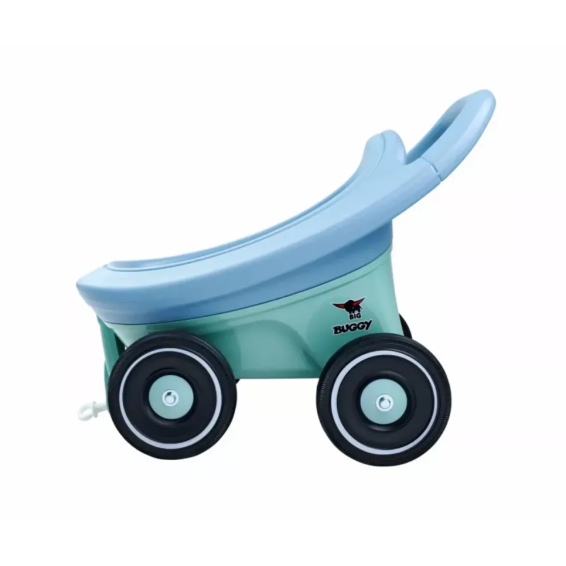 Vaikiška vaikštynė Simba-Dickie BIG Buggy 3-in-1 — mėlyna/turkio, keičiamas dizainas