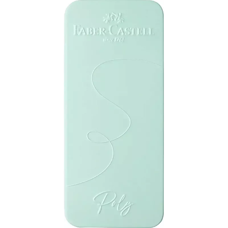 Tušinukas ir plunksnakotis Faber-Castell Poly Ball rinkinys Juoda Šviesiai mėlyna 3 vnt.