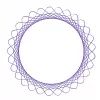 Vaikų spirografas Ravensburger 297740 su trafaretu ir 2 žymekliais, įvairiaspalvis, nuo 6 metų