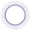 Vaikų spirografas Ravensburger 297740 su trafaretu ir 2 žymekliais, įvairiaspalvis, nuo 6 metų