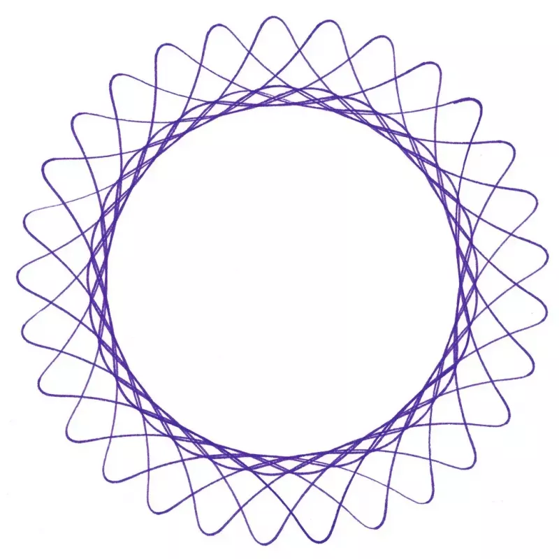 Vaikų spirografas Ravensburger 297740 su trafaretu ir 2 žymekliais, įvairiaspalvis, nuo 6 metų
