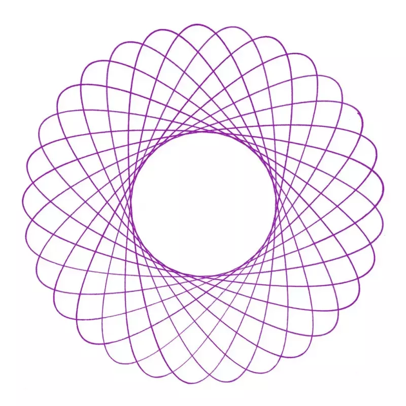 Vaikų spirografas Ravensburger 297740 su trafaretu ir 2 žymekliais, įvairiaspalvis, nuo 6 metų