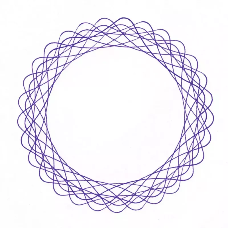 Vaikų spirografas Ravensburger 297740 su trafaretu ir 2 žymekliais, įvairiaspalvis, nuo 6 metų