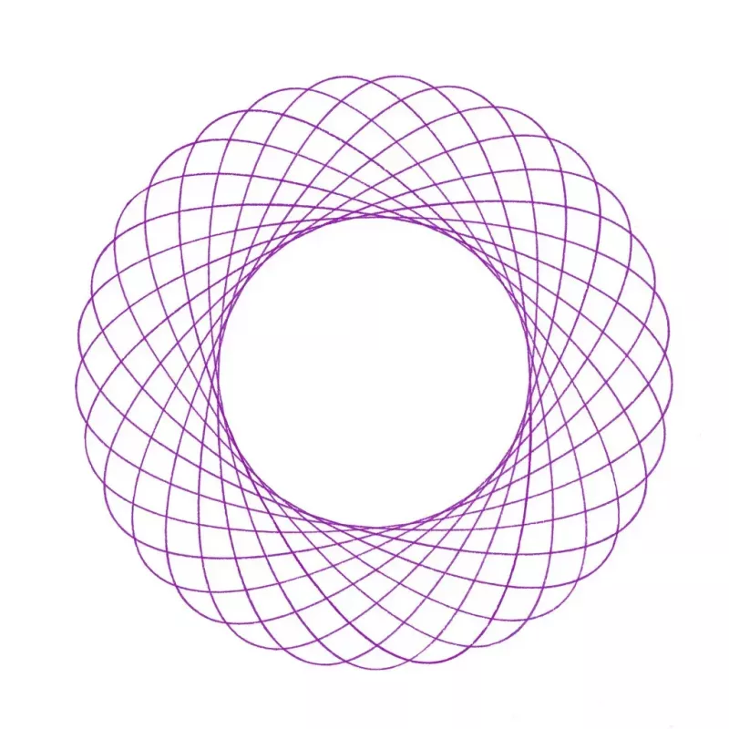 Vaikų spirografas Ravensburger 297740 su trafaretu ir 2 žymekliais, įvairiaspalvis, nuo 6 metų
