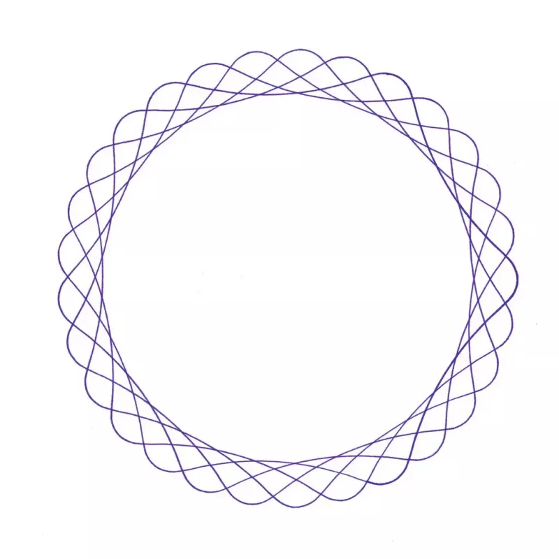 Vaikų spirografas Ravensburger 297740 su trafaretu ir 2 žymekliais, įvairiaspalvis, nuo 6 metų