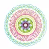 Vaikų spirografas Ravensburger 297740 su trafaretu ir 2 žymekliais, įvairiaspalvis, nuo 6 metų