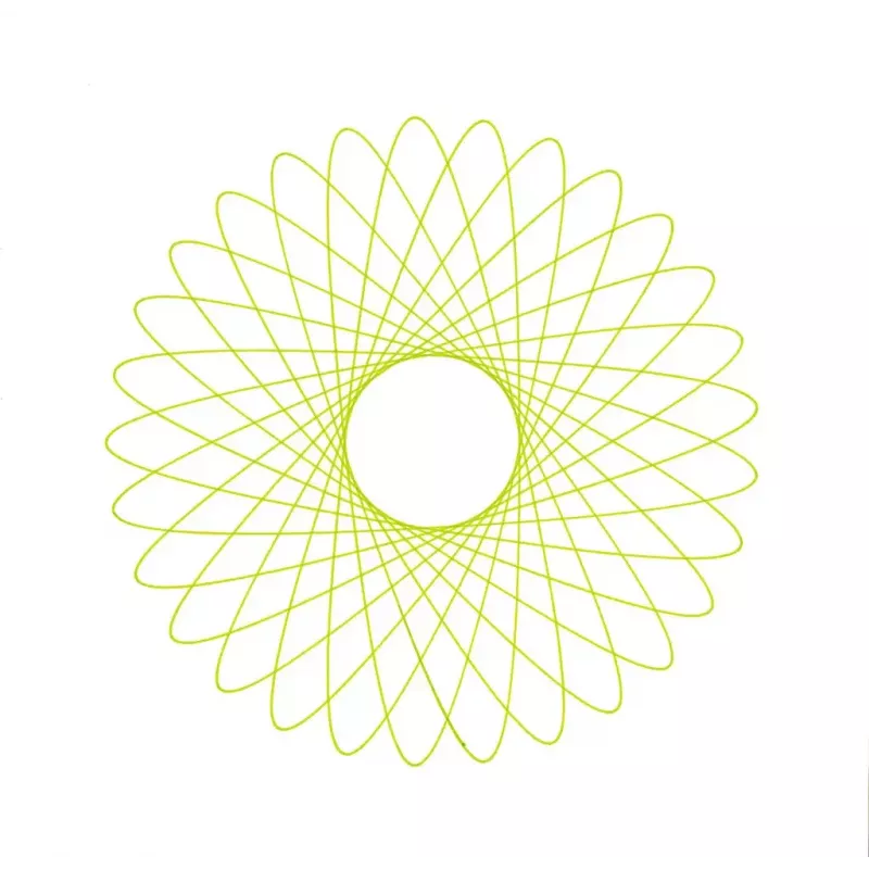 Vaikų spirografas Ravensburger 297740 su trafaretu ir 2 žymekliais, įvairiaspalvis, nuo 6 metų