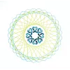 Vaikų spirografas Ravensburger 297740 su trafaretu ir 2 žymekliais, įvairiaspalvis, nuo 6 metų