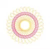 Vaikų spirografas Ravensburger 297740 su trafaretu ir 2 žymekliais, įvairiaspalvis, nuo 6 metų