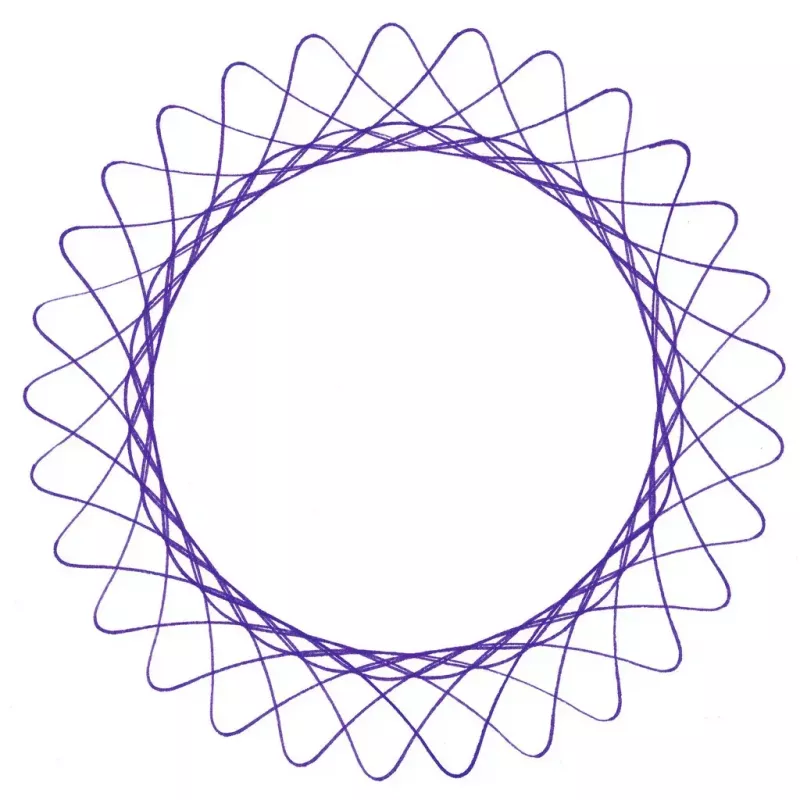 Vaikų spirografas Ravensburger 297740 su trafaretu ir 2 žymekliais, įvairiaspalvis, nuo 6 metų