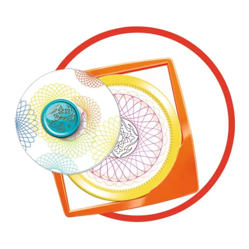 Vaikų spirografas Ravensburger 297740 su trafaretu ir 2 žymekliais, įvairiaspalvis, nuo 6 metų