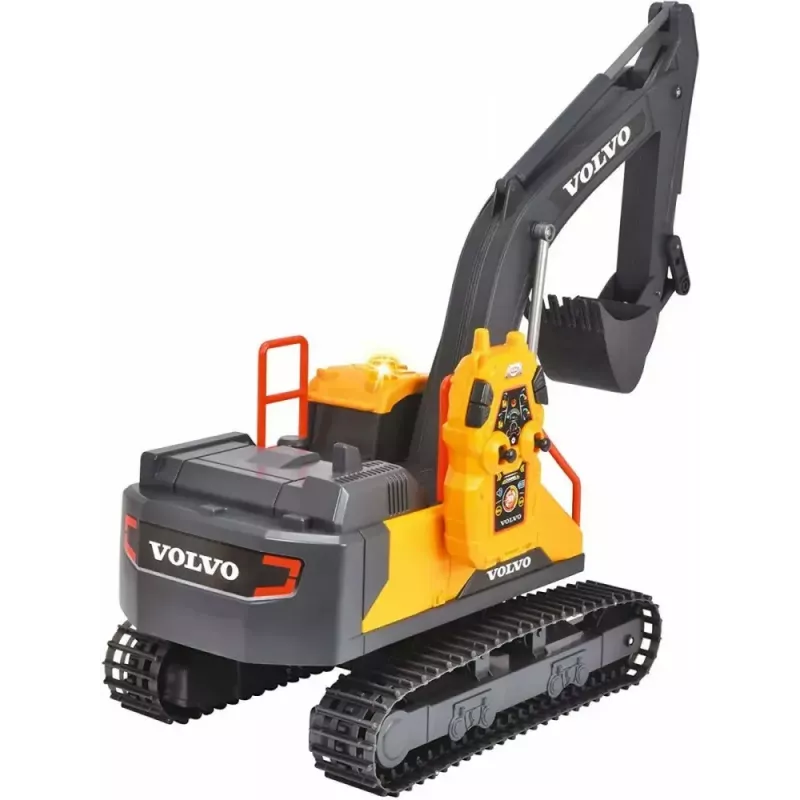 RC ekskavatorius Dickie Volvo Mining 2,4 GHz nuotoliniu būdu valdomas statybinis modelis