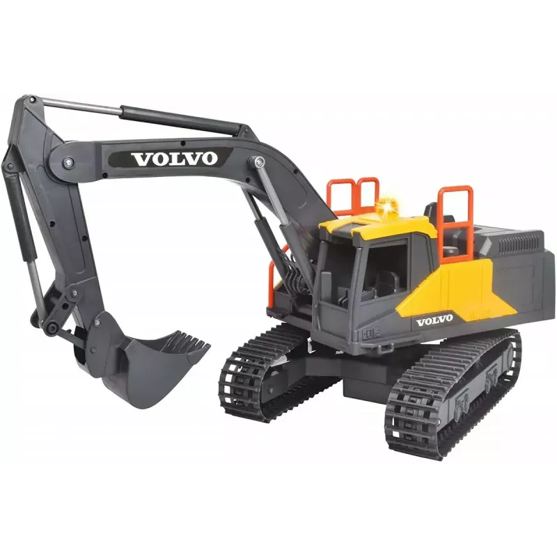 RC ekskavatorius Dickie Volvo Mining 2,4 GHz nuotoliniu būdu valdomas statybinis modelis