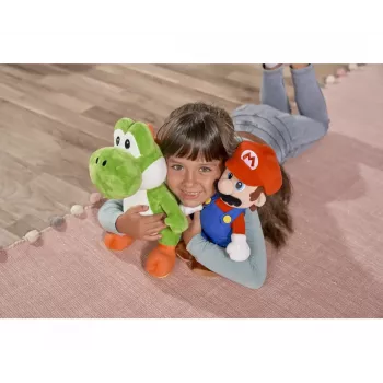Minkštas žaislas Yoshi, Simba-Dickie, Super Mario tema, modelis 109231012, apie 30 cm