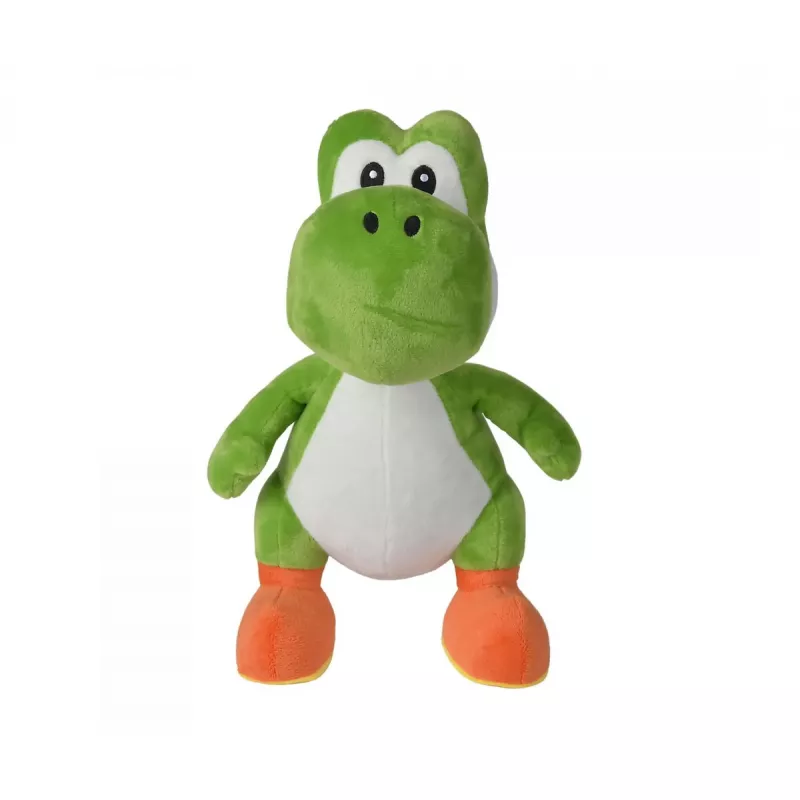 Minkštas žaislas Yoshi, Simba-Dickie, Super Mario tema, modelis 109231012, apie 30 cm