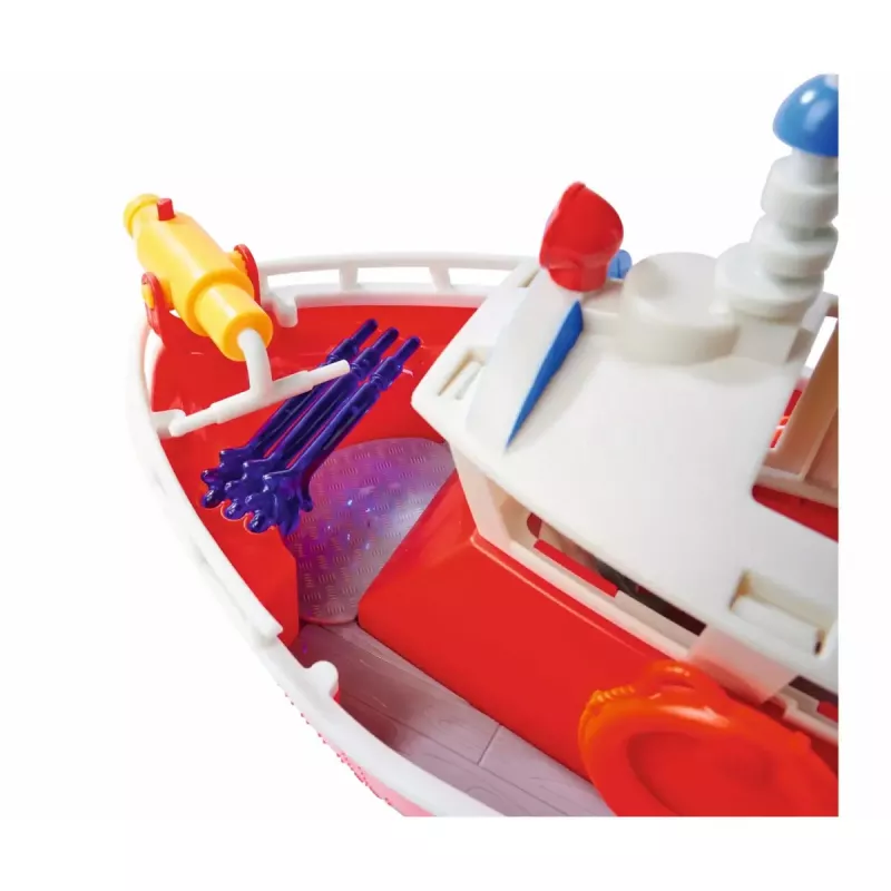 Žaislinis gaisrinis laivas Simba‑Dickie Fireman Sam Titan Fireboat, transporto priemonių žaidimo rinkinys