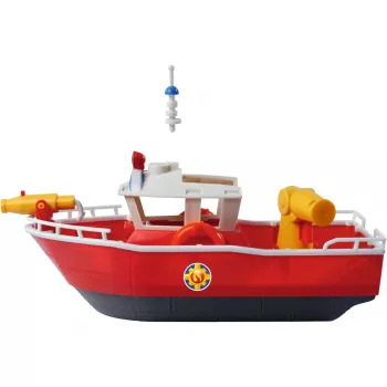 Žaislinis gaisrinis laivas Simba‑Dickie Fireman Sam Titan Fireboat, transporto priemonių žaidimo rinkinys
