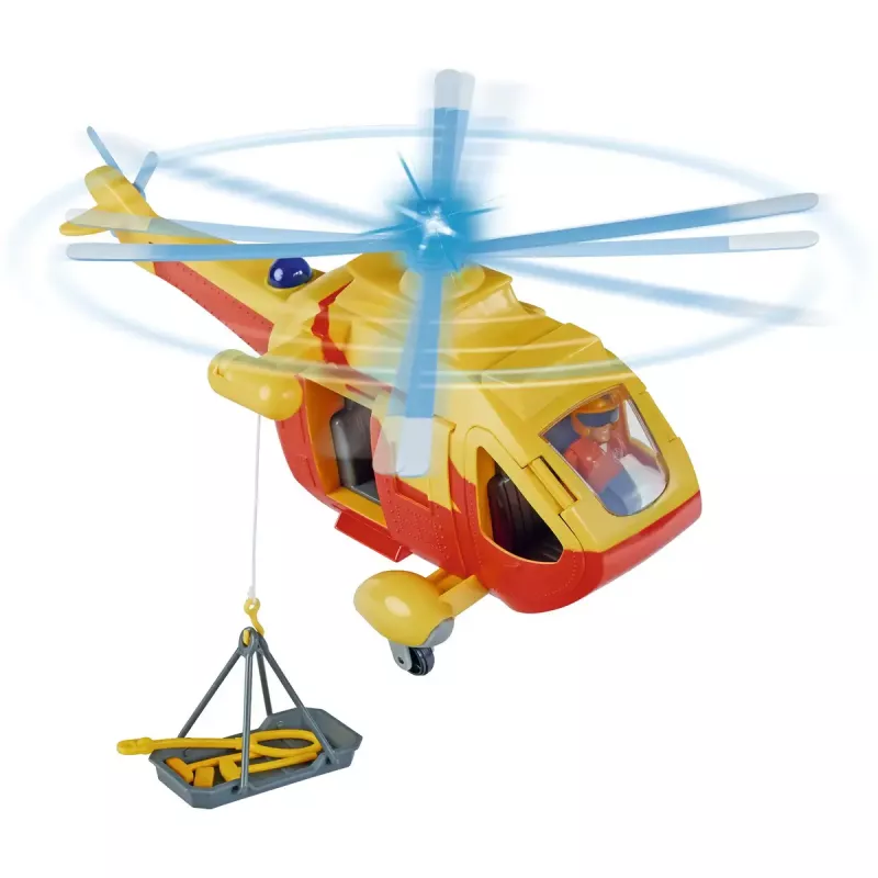 Sraigtasparnio žaislas Simba-Dickie Fireman Sam Wallaby 2 Update - transporto priemonių žaidimo rinkinys