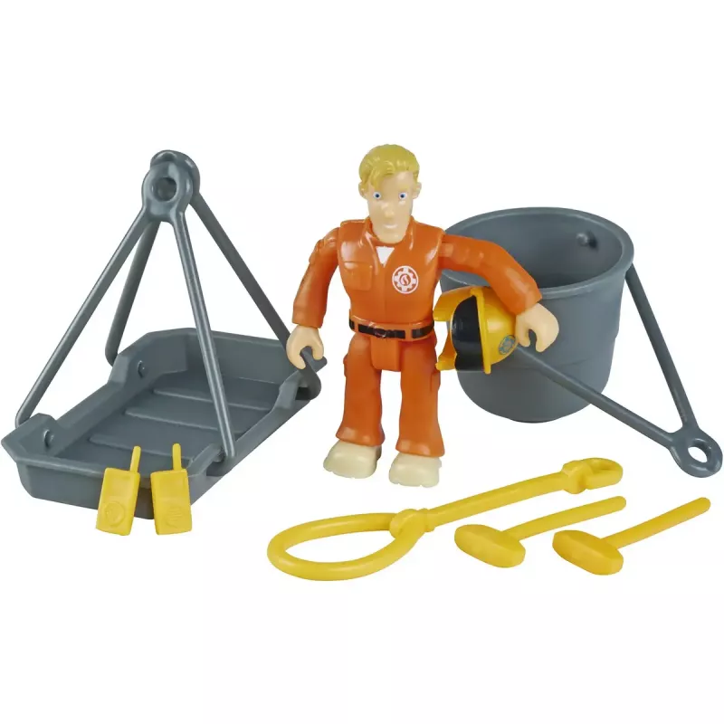Sraigtasparnio žaislas Simba-Dickie Fireman Sam Wallaby 2 Update - transporto priemonių žaidimo rinkinys