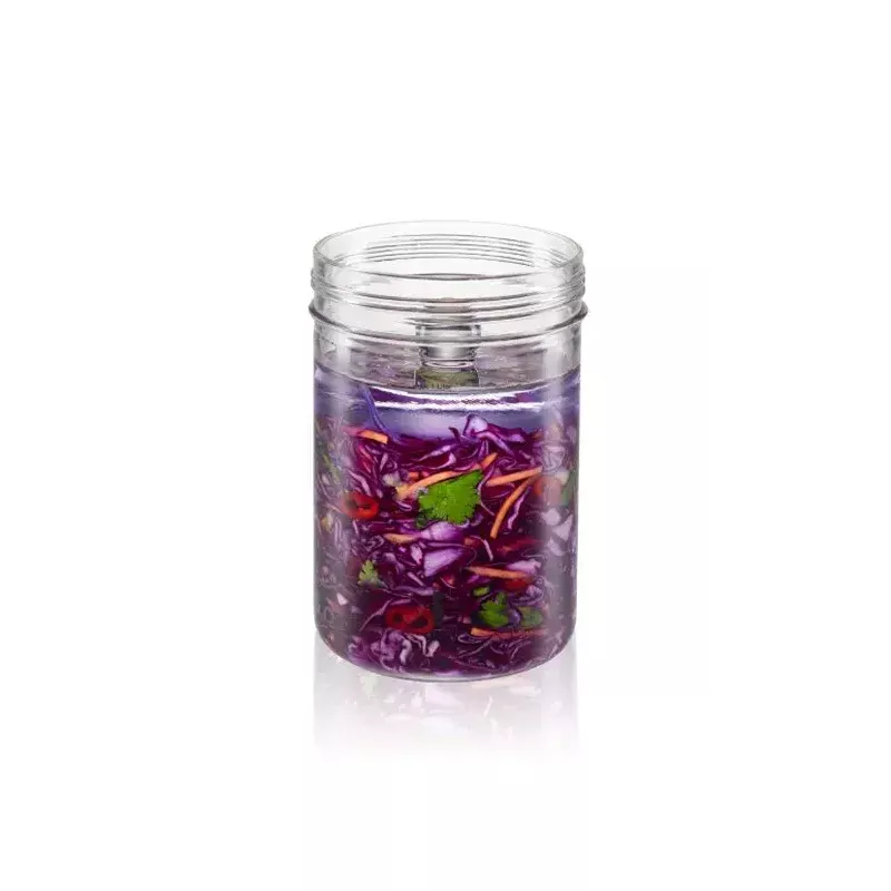 Fermentacinis stiklainis 1 l GEFU NATIVO G-15810, stiklinis stiklainis su fermentavimo dangteliu rauginimui ir pieno rūgšties fermentacijai