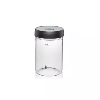 Fermentacinis stiklainis 1 l GEFU NATIVO G-15810, stiklinis stiklainis su fermentavimo dangteliu rauginimui ir pieno rūgšties fermentacijai