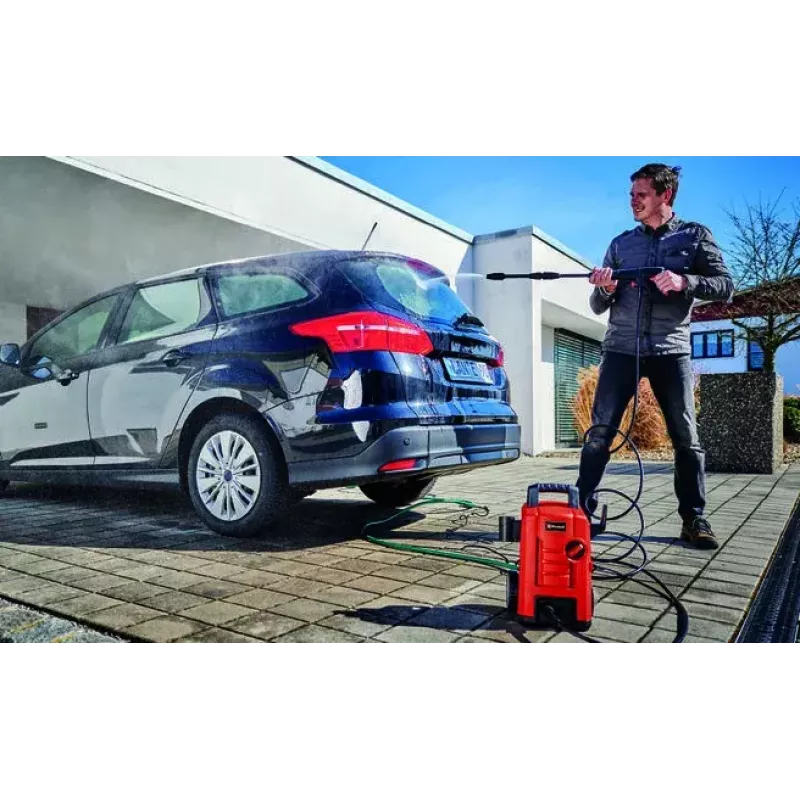 Aukšto slėgio plovimo įrenginys EINHELL TC-HP 130 vertikalus elektrinis, 130 bar, 390 l/val., 5 m žarna
