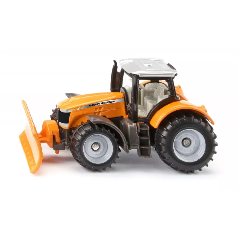 Siku Massey Ferguson su sniego valytuvu traktoriaus modelis, iš anksto surinktas