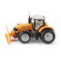 Siku Massey Ferguson su sniego valytuvu traktoriaus modelis, iš anksto surinktas