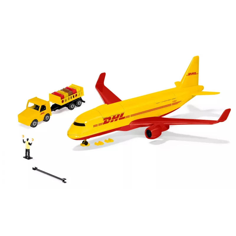Siku DHL krovininis orlaivis su priedais, surinktas