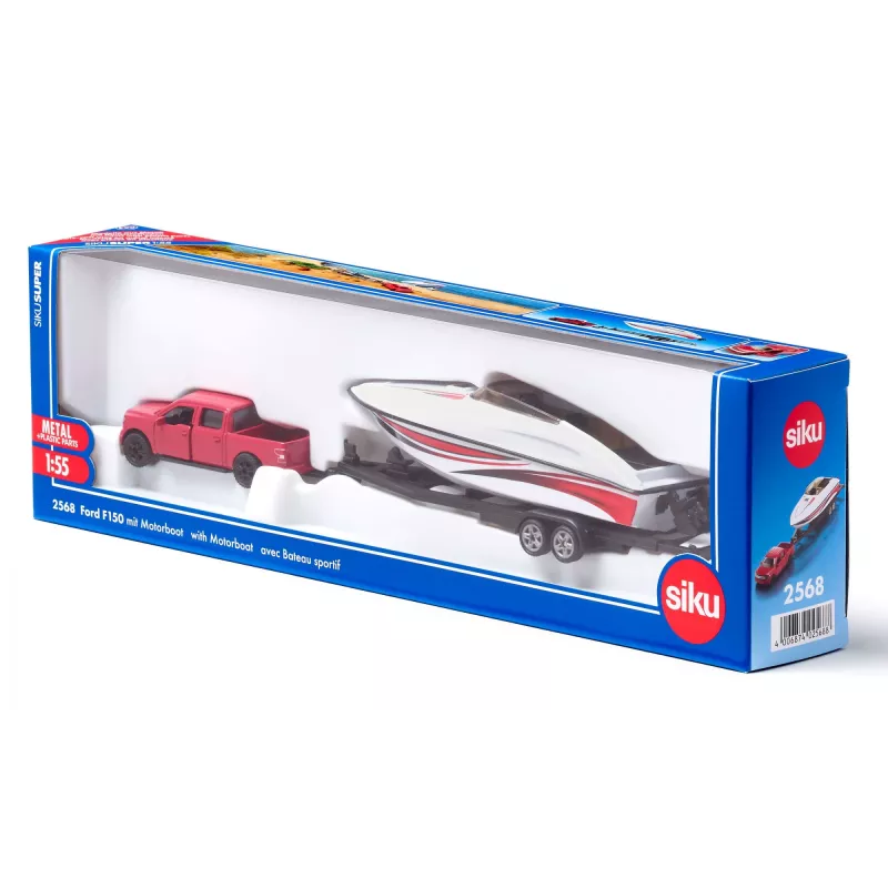 „Siku Ford F150“ su motorine valtimi automobilio modelio rinkinys Surinktas 1:50
