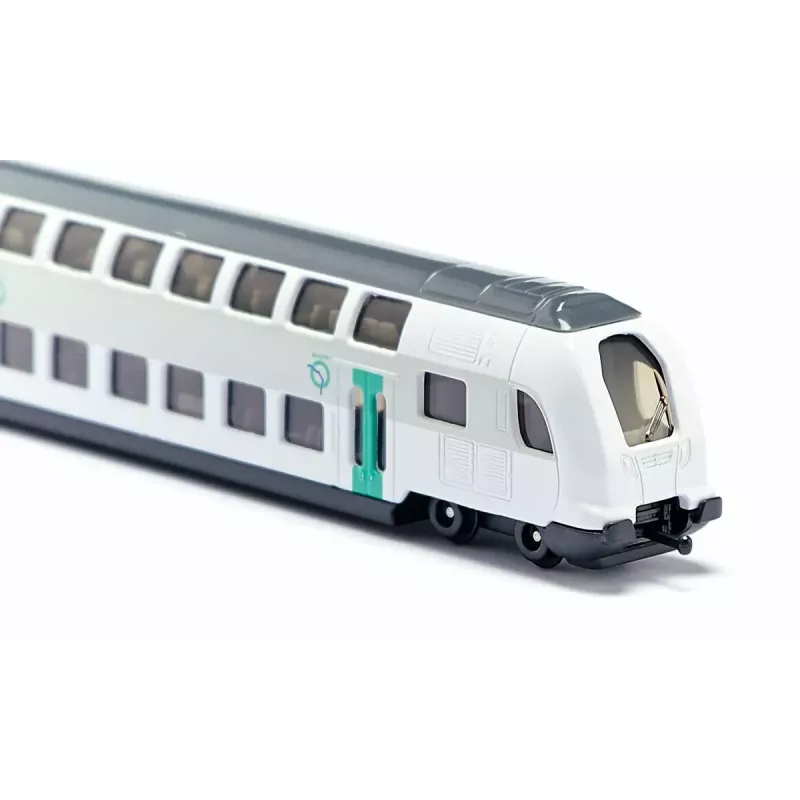 Traukinys Siku RATP DVIAUKŠTIS TRAUKINYS Metalas Plastikas Juoda Mėlyna Pilka