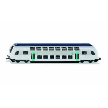 Traukinys Siku RATP DVIAUKŠTIS TRAUKINYS Metalas Plastikas Juoda Mėlyna Pilka