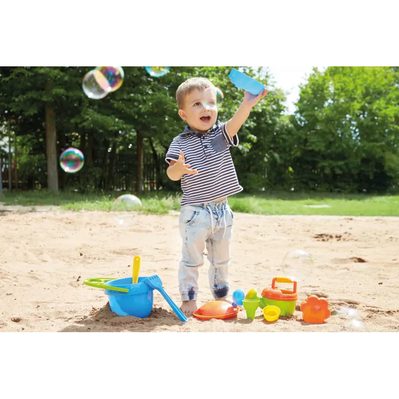 Smėlio žaislų rinkinys Lena Happy Sand Boys I 10 vnt.