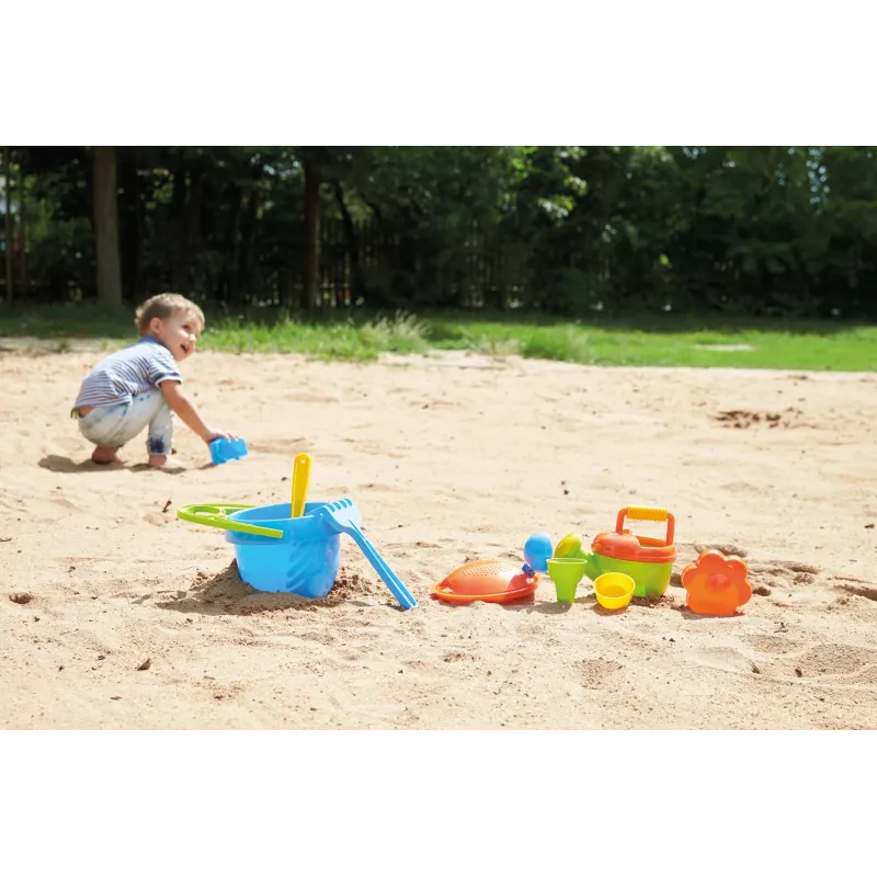 Smėlio žaislų rinkinys Lena Happy Sand Boys I 10 vnt.
