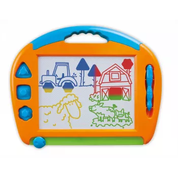 Vaikiška magnetinė piešimo lenta Simm Spielwaren Colour magic drawing board big
