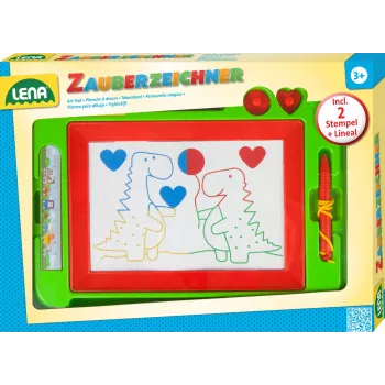 Vaikiška magnetinė piešimo lenta Simm Spielwaren Colour magic piešimo lenta maža