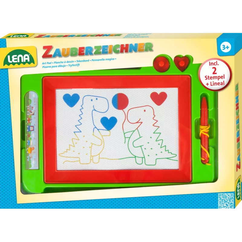 Vaikiška magnetinė piešimo lenta Simm Spielwaren Colour magic piešimo lenta maža