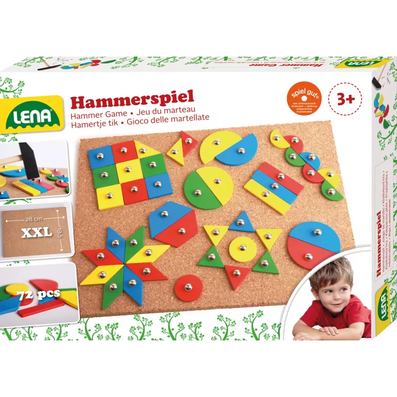 Motorinių įgūdžių lavinimo žaislas Lena SM65827 Spalvotas nuo 3 metų