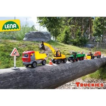 Lena Truckies šiukšlių sunkvežimis, Sunkvežimis, 2 m. (metai), Plastikas, Pilka, Oranžinė