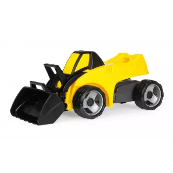 Krautuvas Lena GIGA TRUCKS 02145 plastikinis plieninis juodas geltonas
