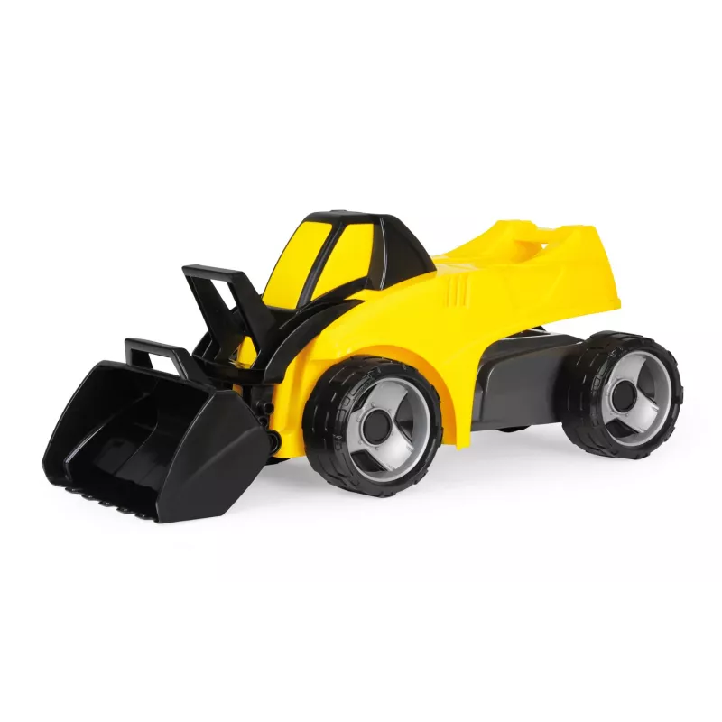 Krautuvas Lena GIGA TRUCKS 02145 plastikinis plieninis juodas geltonas