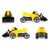Krautuvas Lena GIGA TRUCKS 02145 plastikinis plieninis juodas geltonas