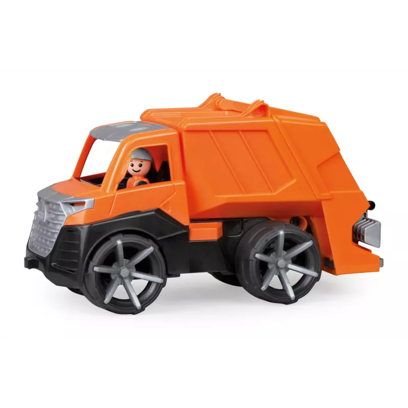 Šiukšliavežis Lena TRUXX SM04534 Guma Plienas Oranžinis 2+ metų