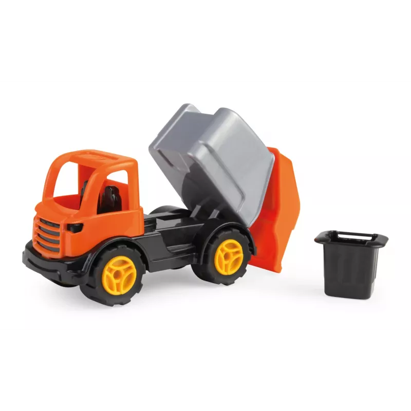 Šiukšliavežis žaislinė transporto priemonė Lena 01264 — metalinis ir plastikinis vaikiškas žaislas, įvairiaspalvis, nuo 1,5 metų
