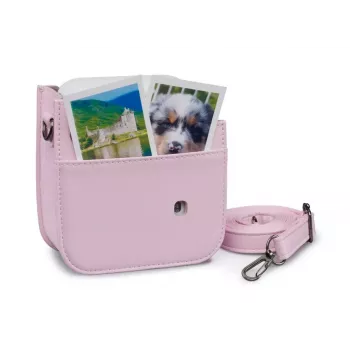 Korpuso dėklas Cullmann RIO Fit 120 Rožinės spalvos Fujifilm Instax mini 12